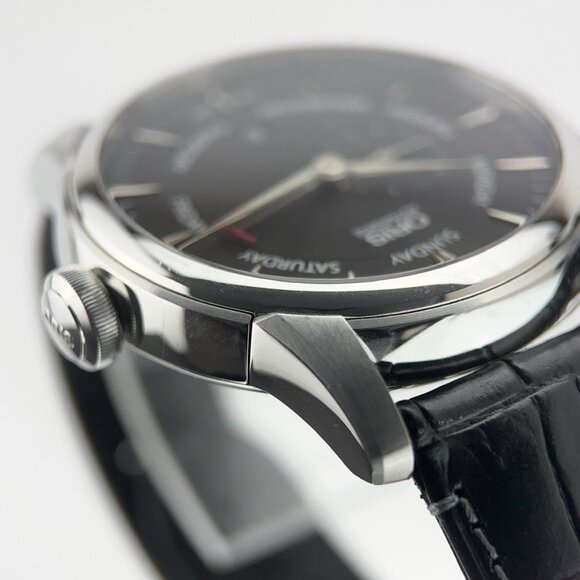 Oris Artelier Pointer Stainless Steel Black Dial 44mm Automatic Mens Watch 7666 - Picture 5 of 8